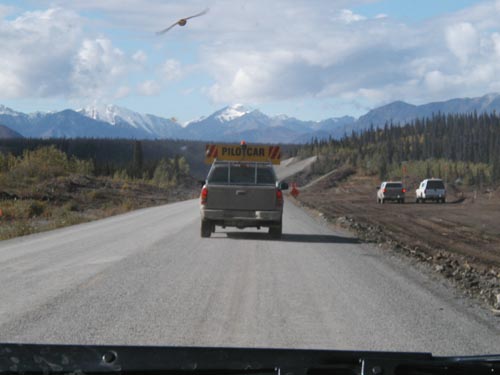 179-Alcan Highway-Construction Kluane Provincial Park