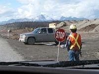 177-Alcan Highway-Construction Kluane Provincial Park