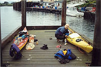 Sea-Kayak-Kodiak-00 Day 1 Loading the Kayaks