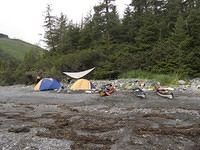 Sea-Kayak-Expedition-Cordova-Valdez-Alaska-34 Knowles Head Camp 4